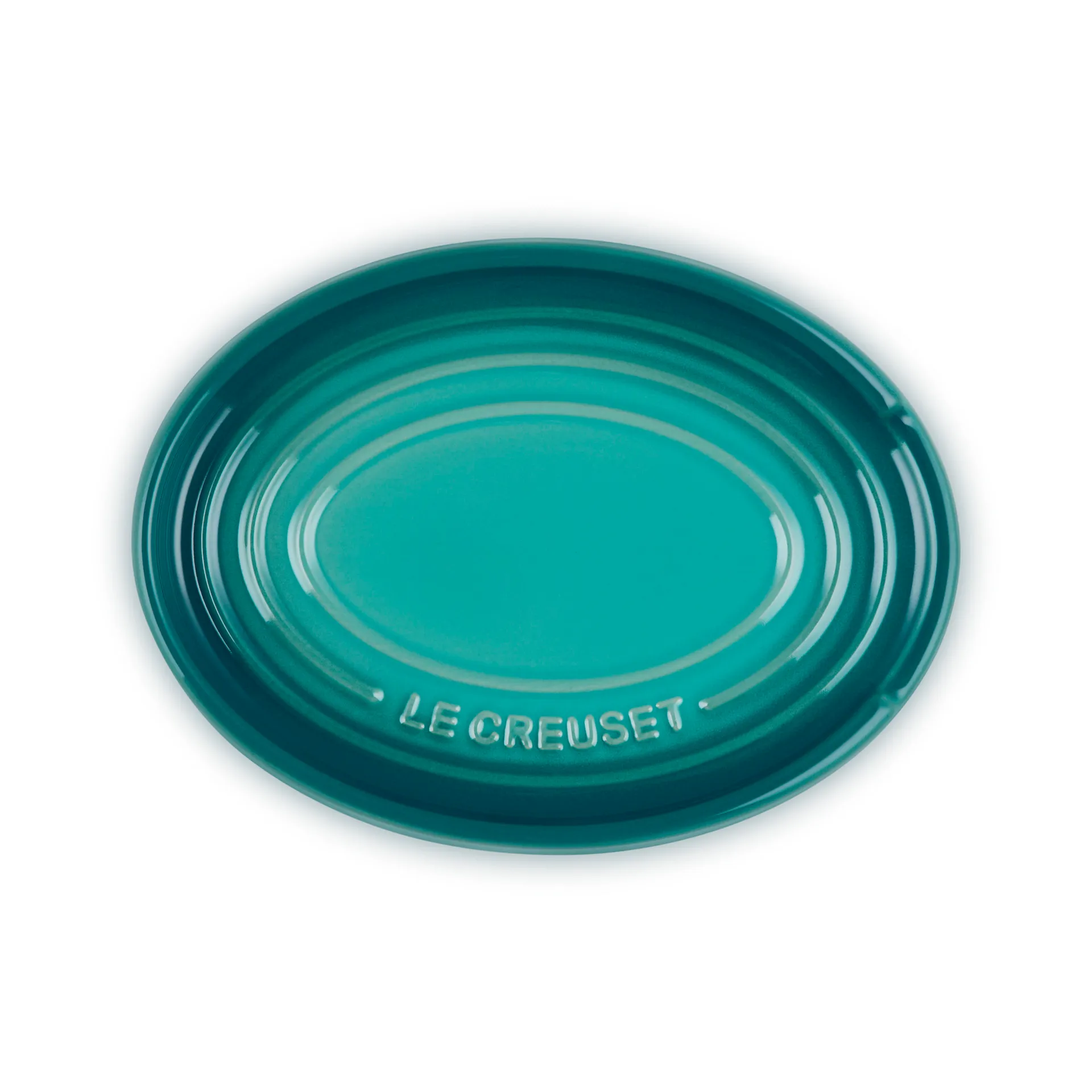 Oval hållare till grytsked, Bleu Riviera Le Creuset