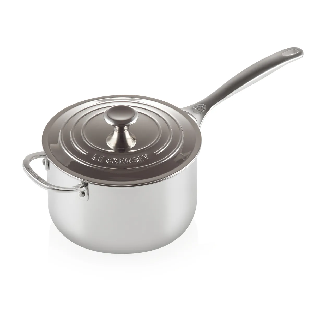 Signature 3-Ply kastrull med lock hjälphandtag, 3,8 l Le Creuset