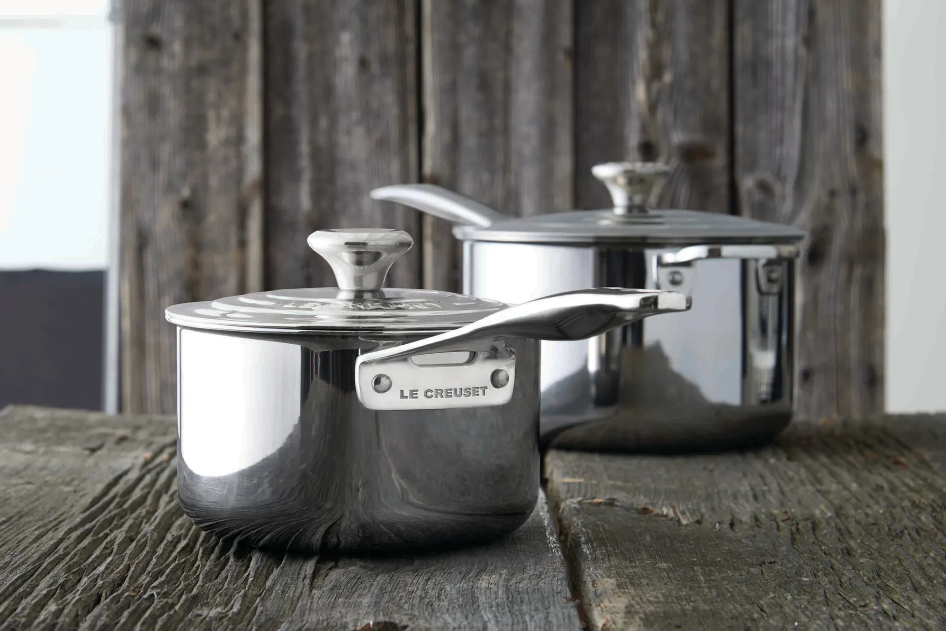 Signature 3-Ply kastrull med lock hjälphandtag, 3,8 l Le Creuset