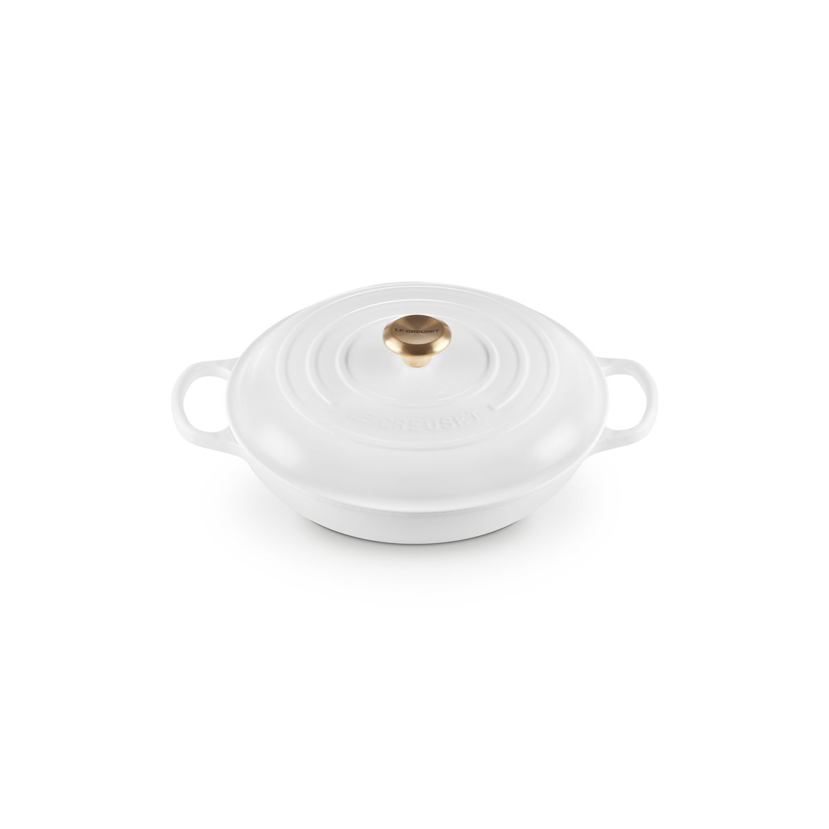 Le Creuset Signature Buffégryta 30 cm White | Skandinavisk Design | Grytor | Vit