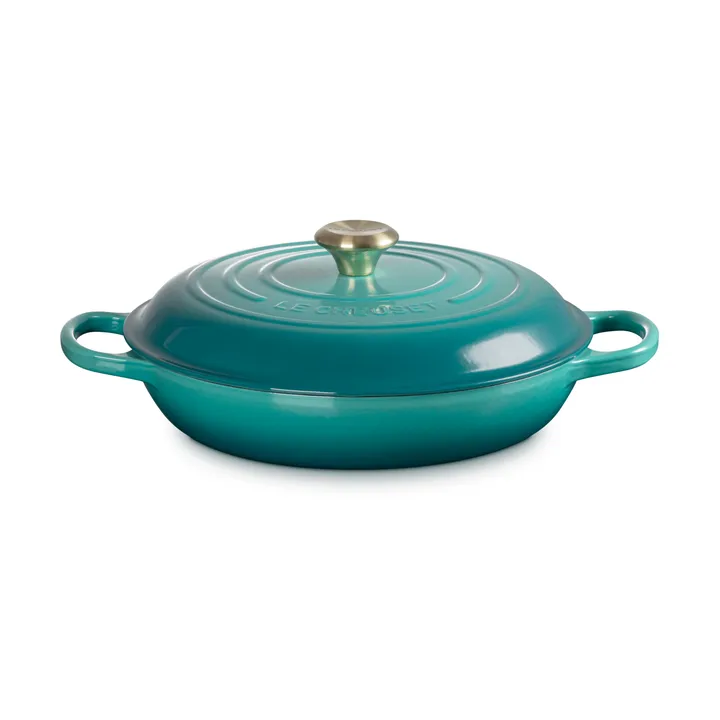 Signature buffétgryta 3,5 l - Bleu Riviera - Le Creuset