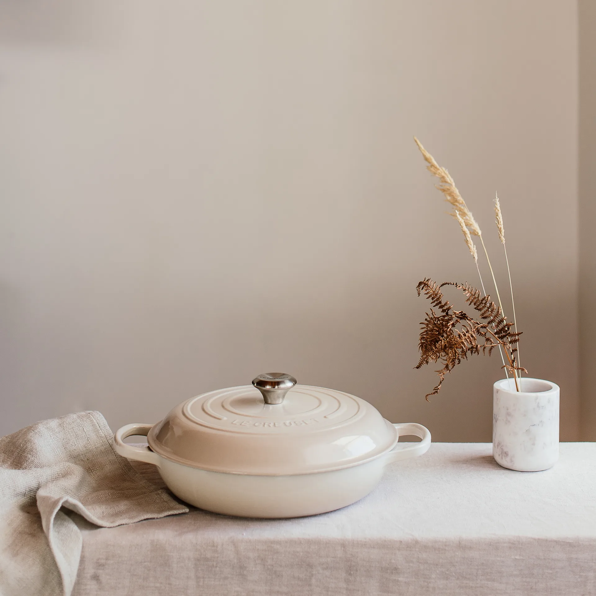 Signature buffétgryta 3,5 l, Meringue Le Creuset