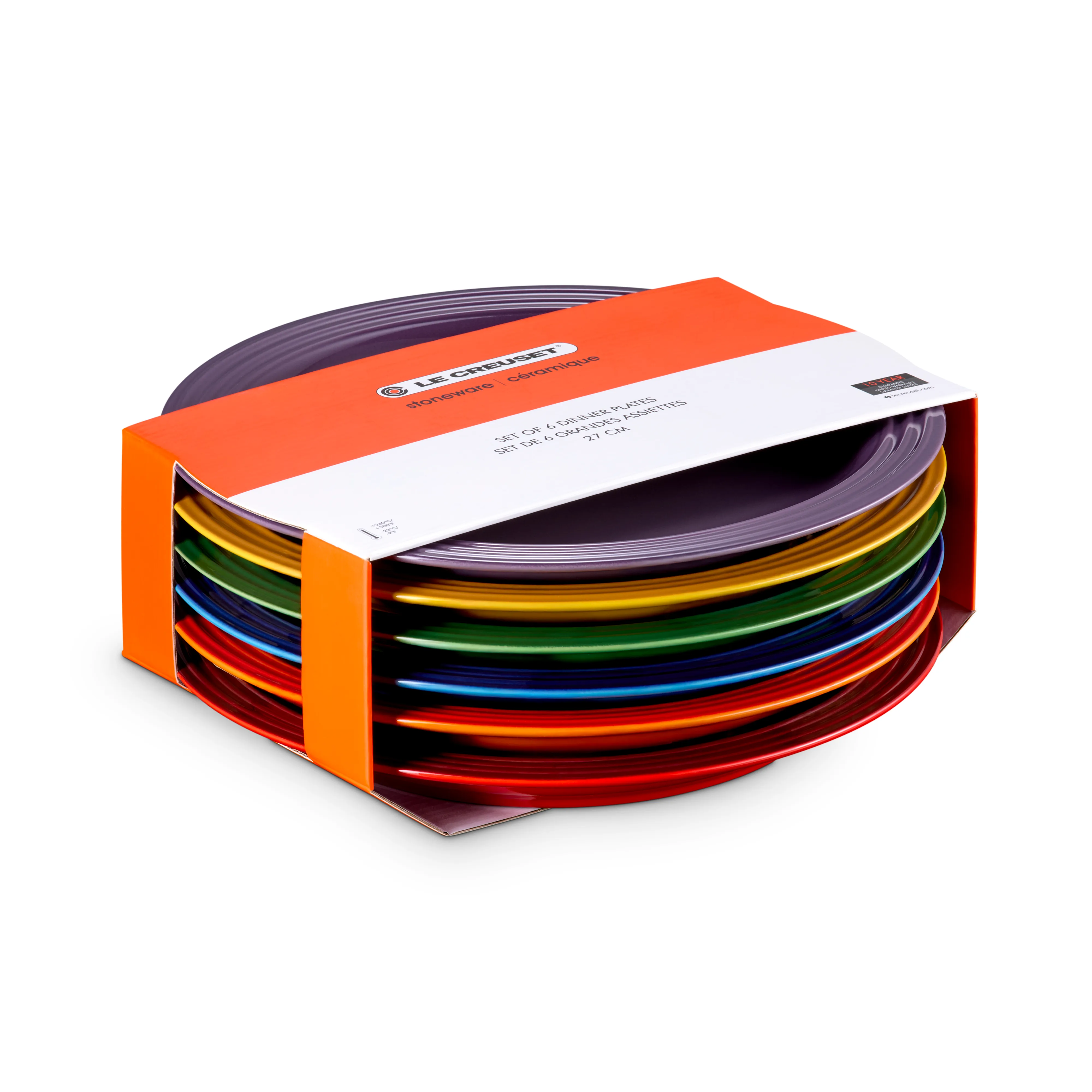 Signature stengods middagstallrik 6-delar, Rainbow
