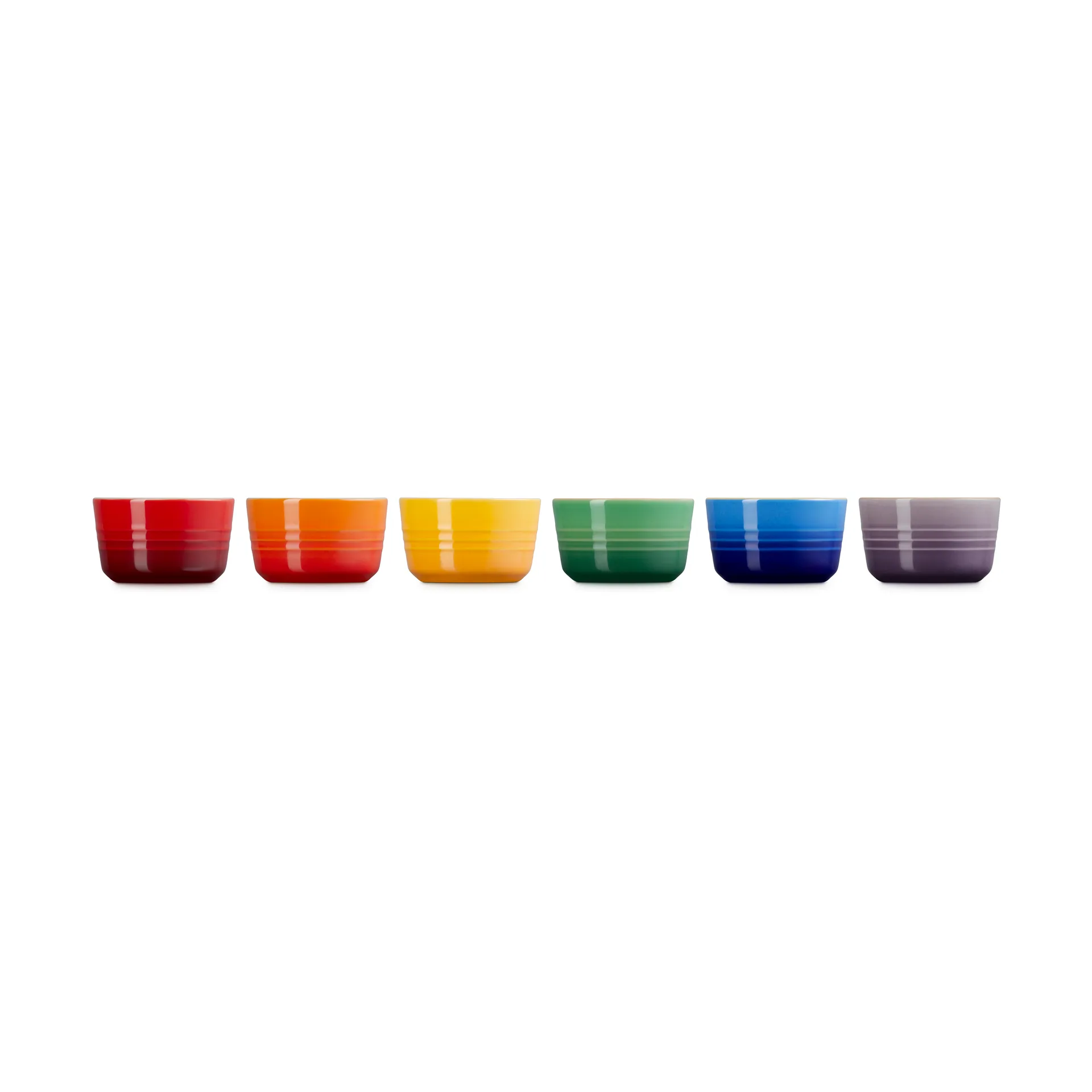 Signature stengods miniramekin 6-delar, Rainbow Le Creuset