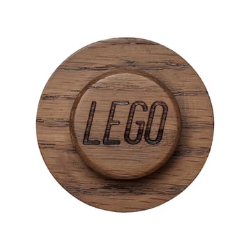 LEGO vägghängare trä set - Mörkbetsad ek - Lego