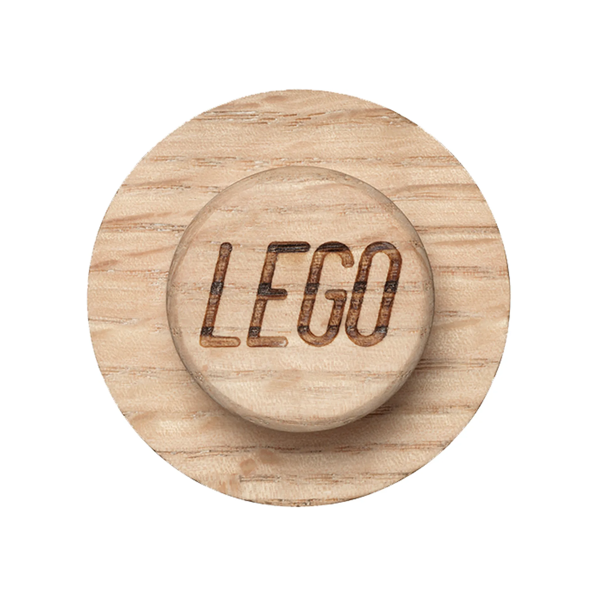 LEGO vägghängare trä set, Såpad ek Lego