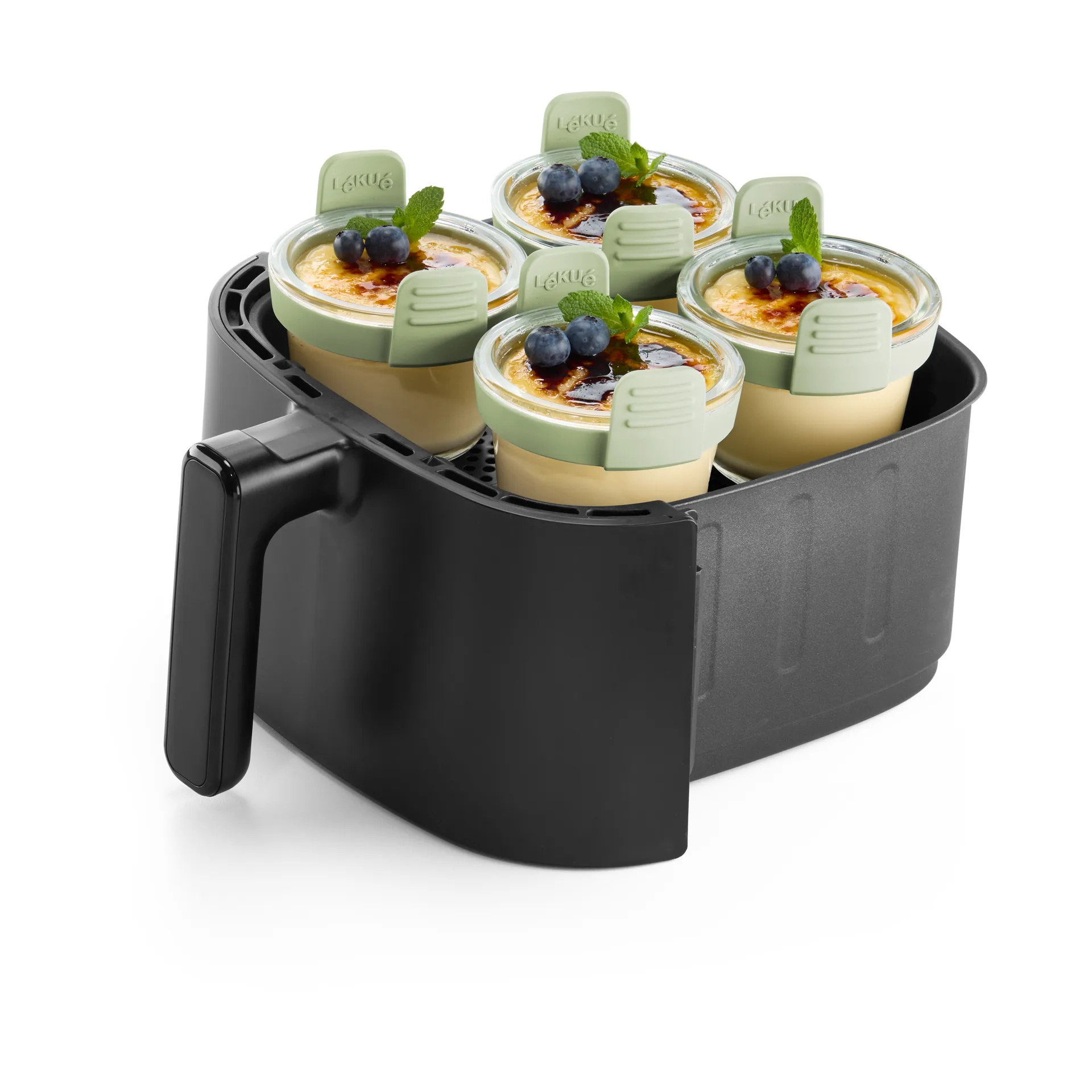 Lékué Air fryer glaskopp mini 4-pack, Transparent Lékué