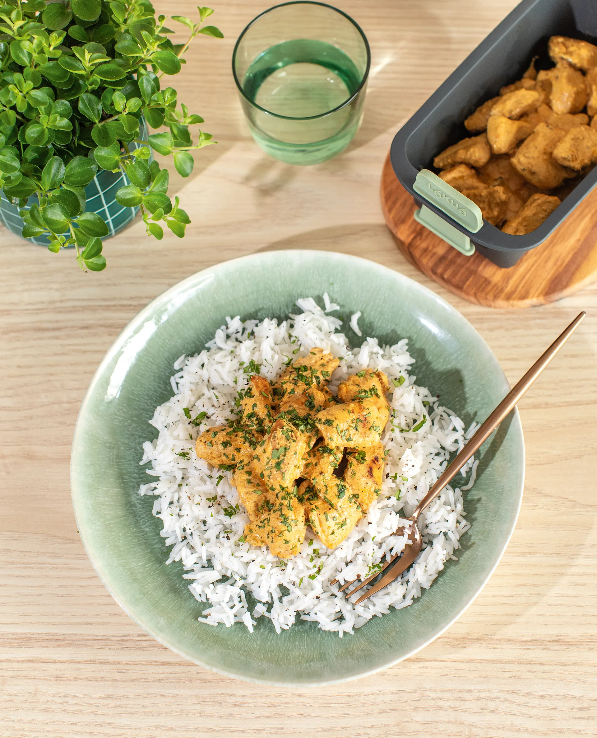 Lékué Air fryer rektangulär korg, Grey Lékué