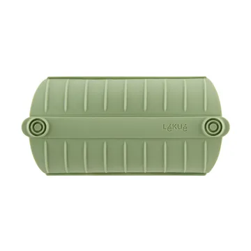 Lékué ångkokare - Grön, med bricka, 2-pack - Lékué