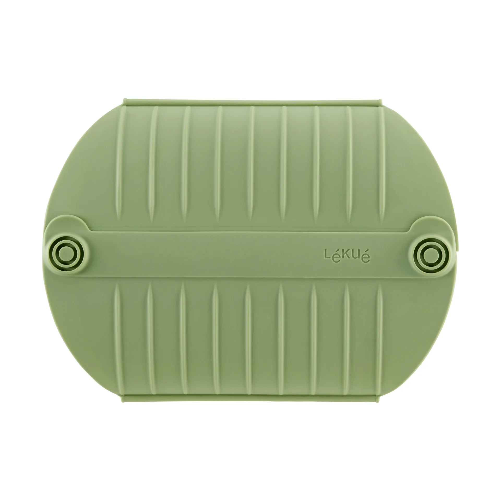 Lékué ångkokare, Grön, med bricka, 4-pack Lékué