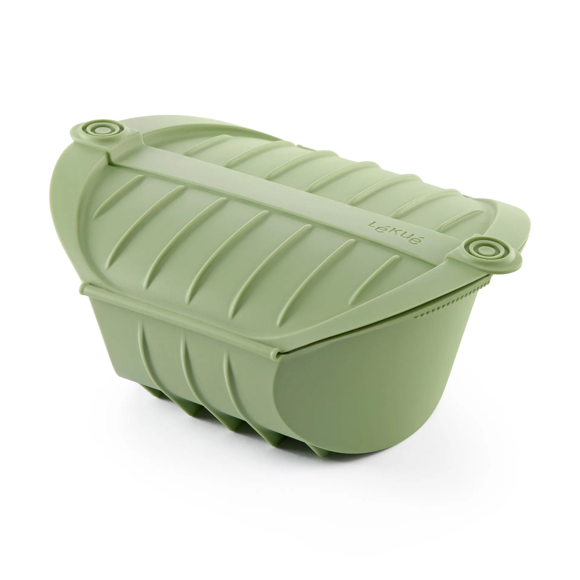 Lékué ångkokare, Grön, stor, 4-pack Lékué
