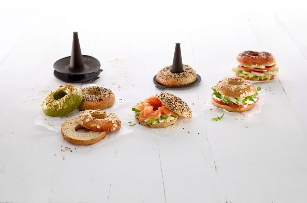 Lékué bagelformar 6-pack, Brun Lékué