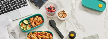 Lékué bestickset med fodral 5 delar - Black - Lékué