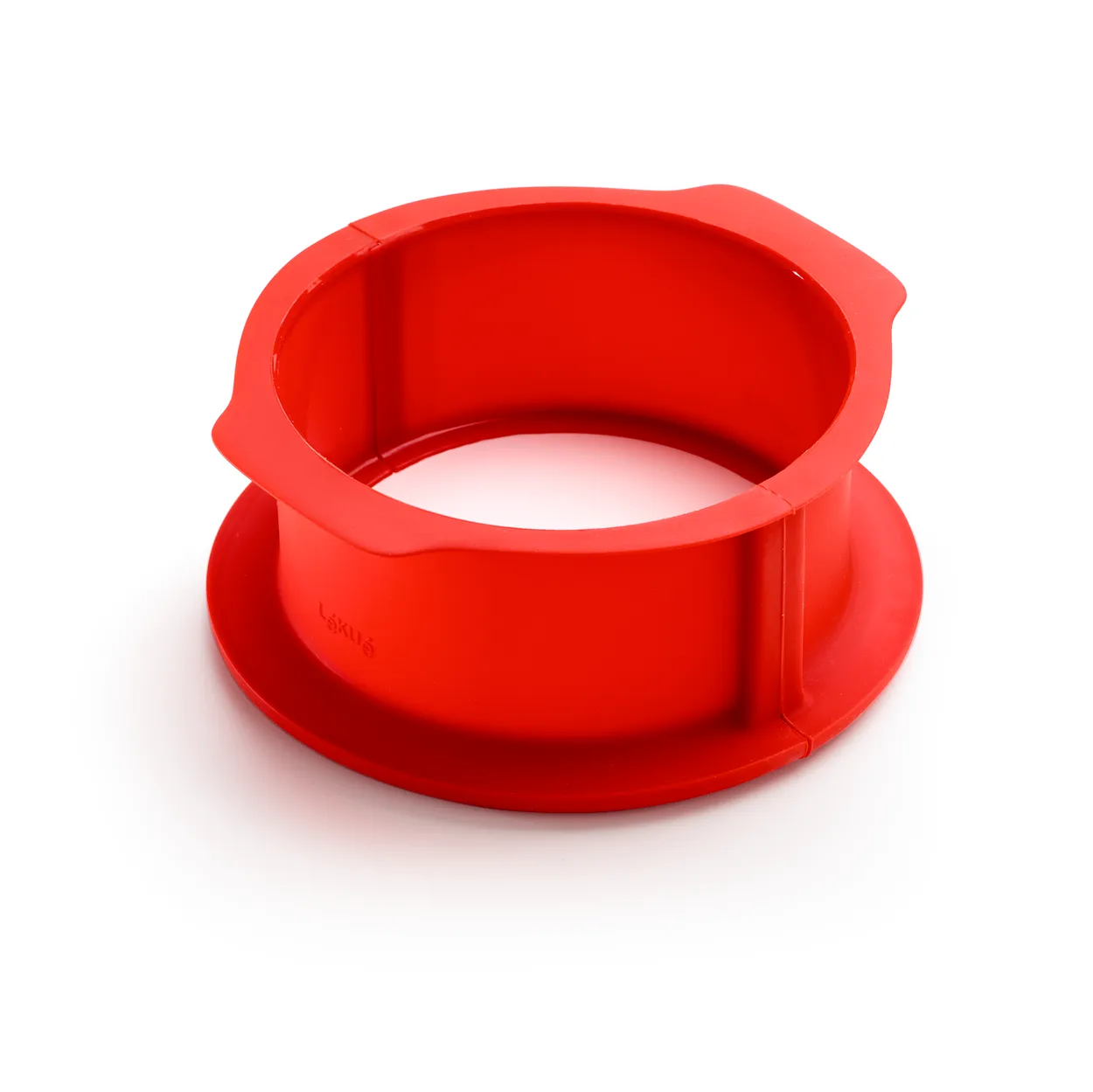 Lékué charlotte springform med tallrik 18 cm Röd | Skandinavisk Design | Springformar | Röd