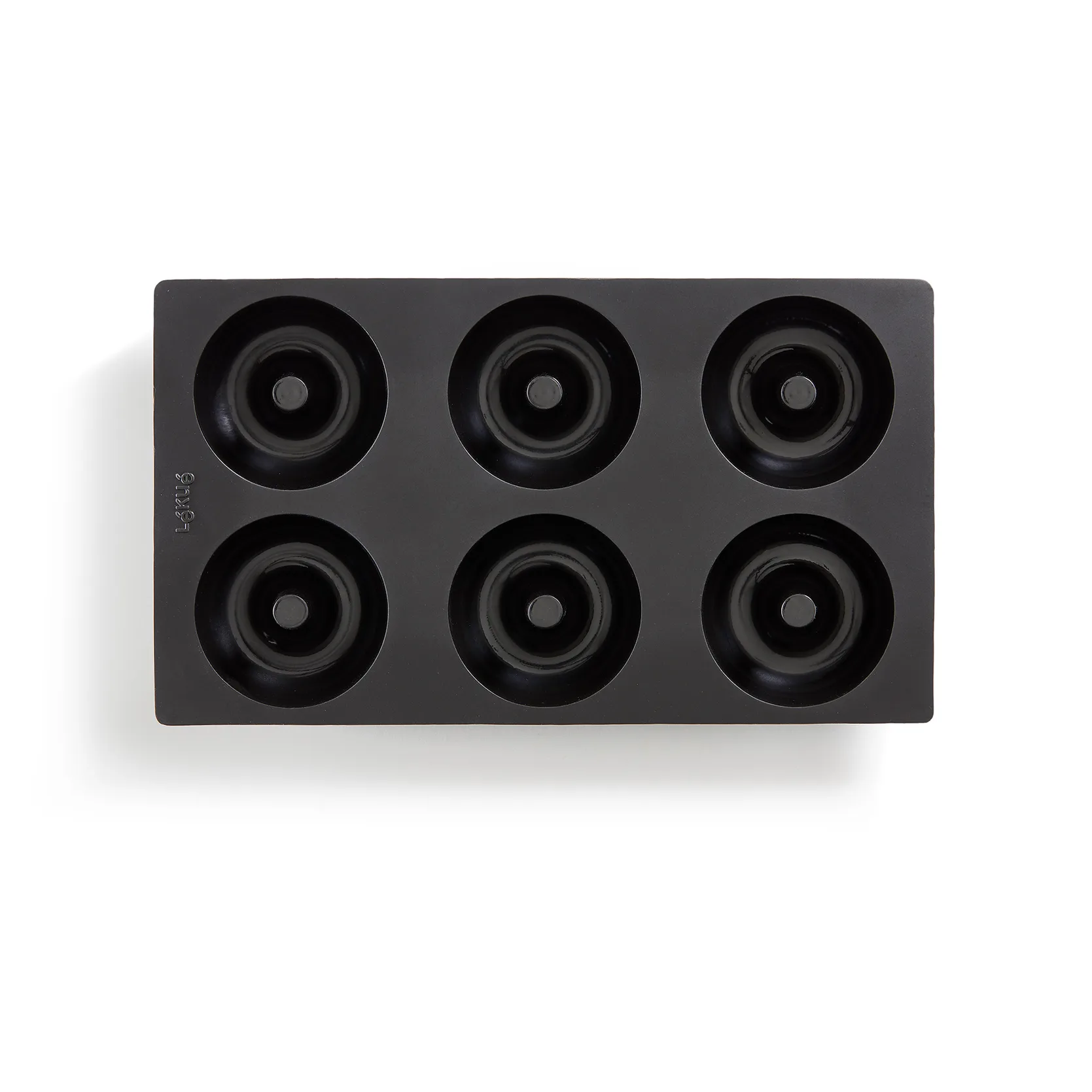 Lékué donutsform silikon 6 st, Svart Lékué