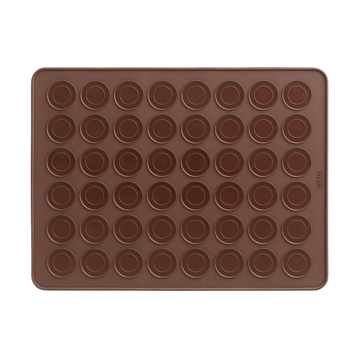 Lékué macarons bakmatta silikon 40 cm, Brun Lékué