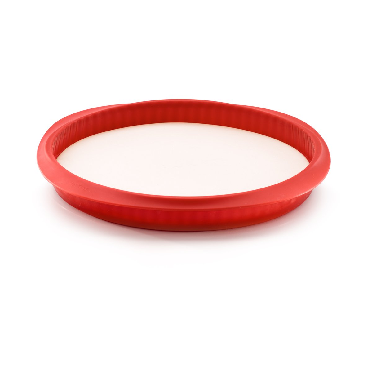 Lékué quiche pajform med tallrik 28 cm Röd | Skandinavisk Design | Pajformar | Röd