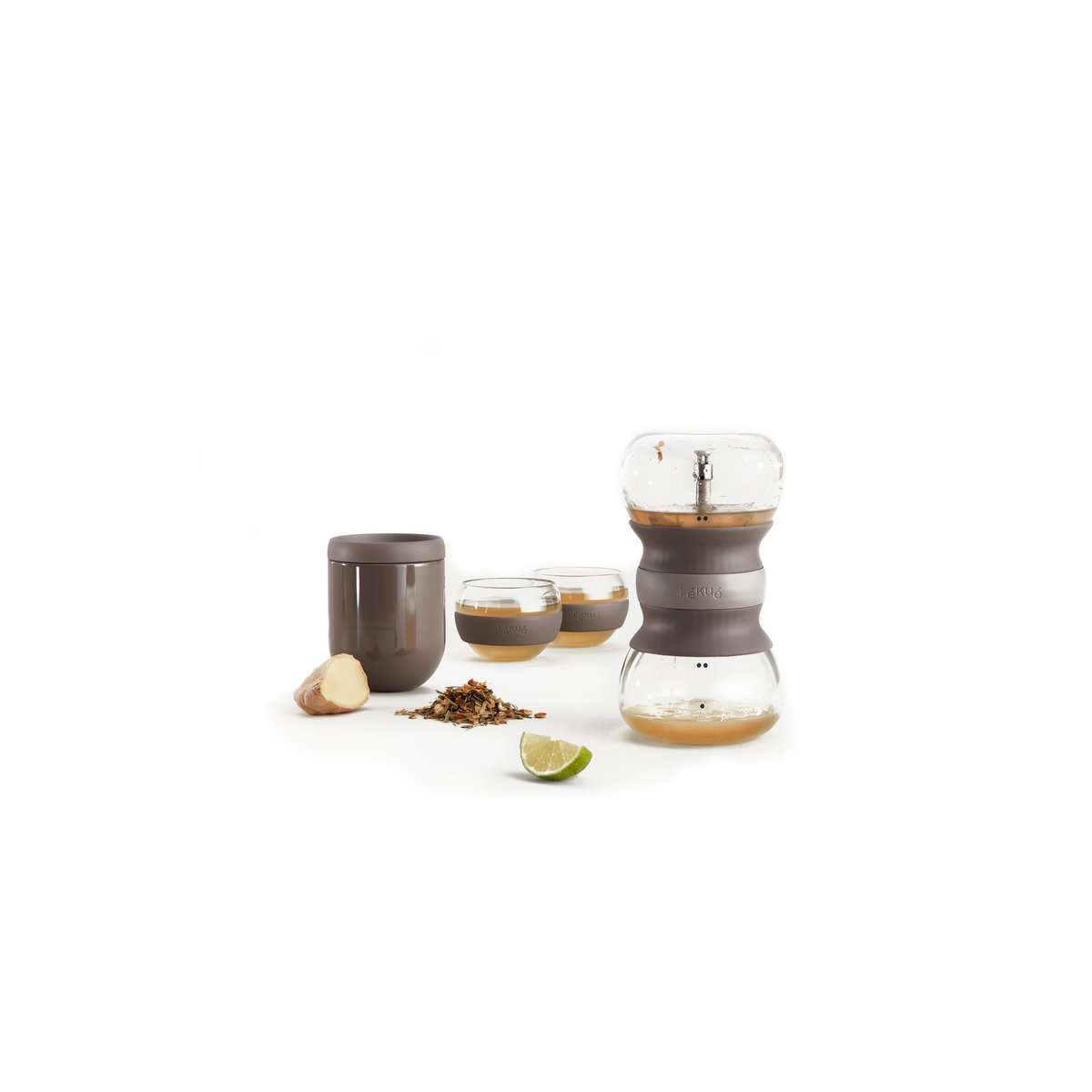 Lékué ritualkit lugnande te Brun | Skandinavisk Design | Tekannor | Brun