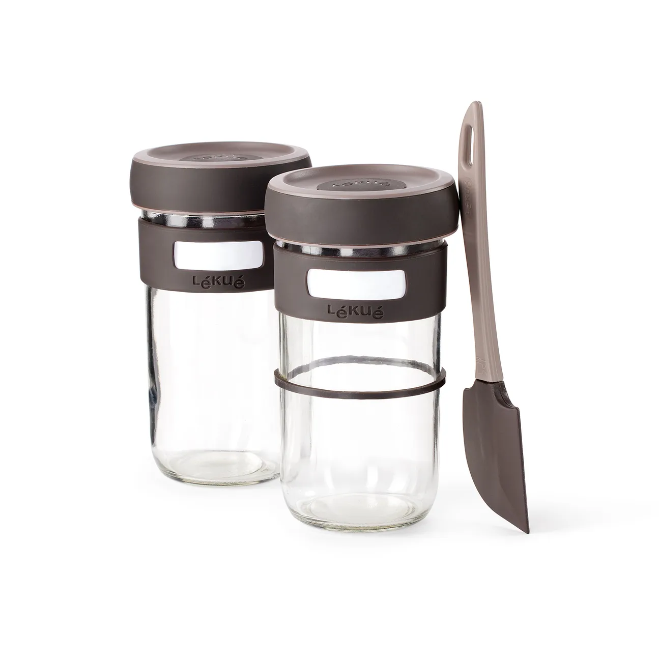 Lékué surdeg startpaket 3 delar, Brun Lékué