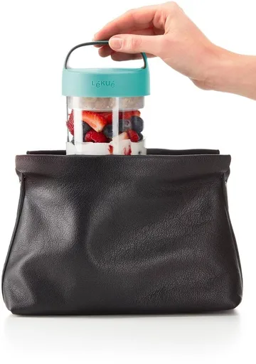 Lékué To Go burk 0,6 L - Turkos - Lékué