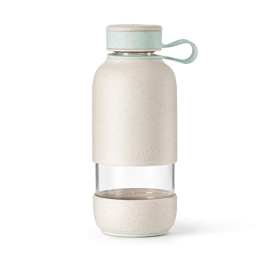 Lékué To Go flaska organic 0,6 L Beige | Skandinavisk Design | Vattenflaskor | Beige