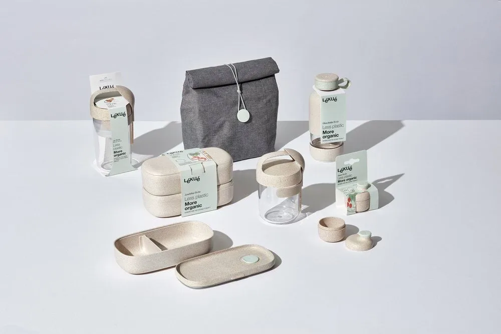 Lékué To Go lunchväska organic, Beige Lékué