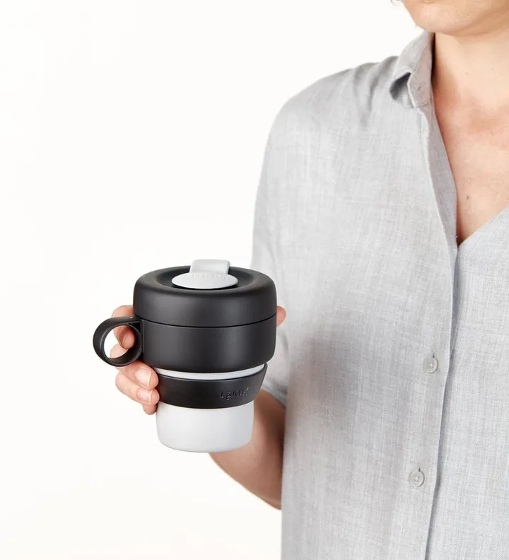 Lékué To Go mugg 0,35 L - Grå - Lékué