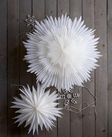 Ada snöflinga dekorationshänge - Silverfärgad, 10x10 cm - Lene Bjerre