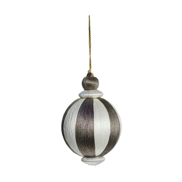 Agnes julkula Ø8 cm - Off-white-brown - Lene Bjerre