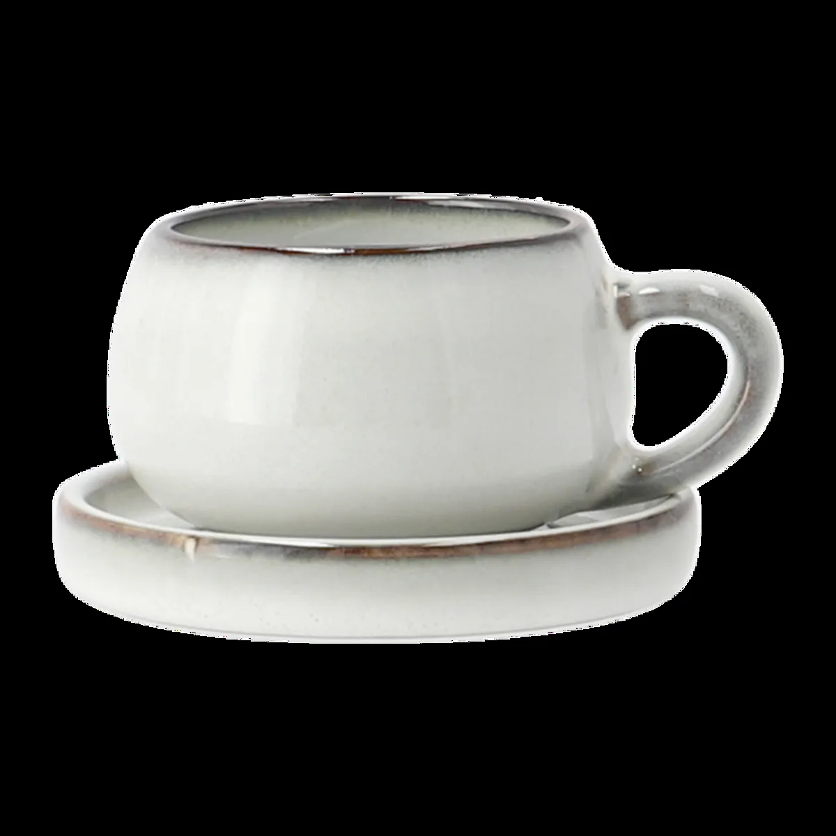 Lene Bjerre Amera espressokopp med fat White sands