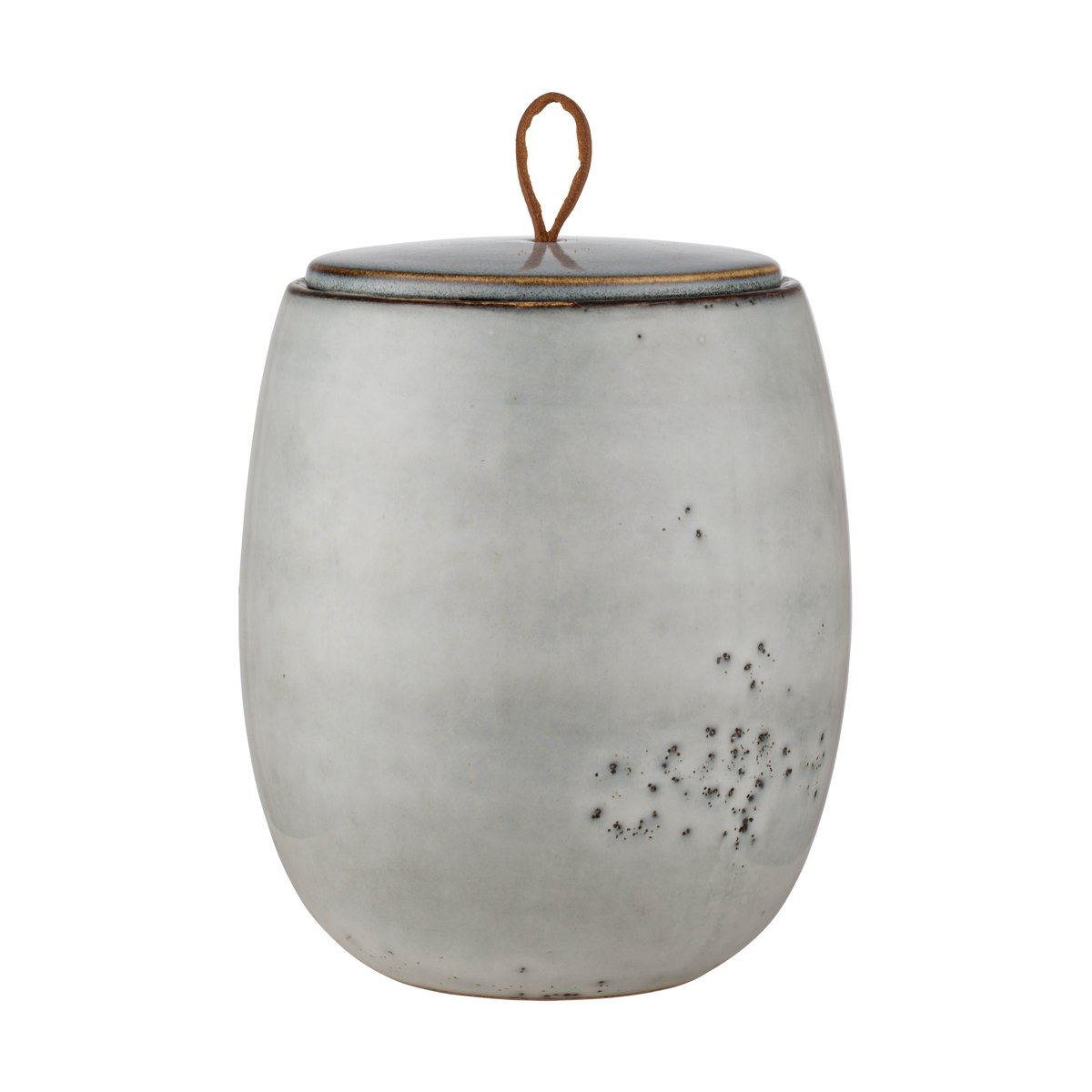 Lene Bjerre Amera förvaringsburk med lock 12 cm | Skandinavisk Design | Förvaringsburkar | Grå
