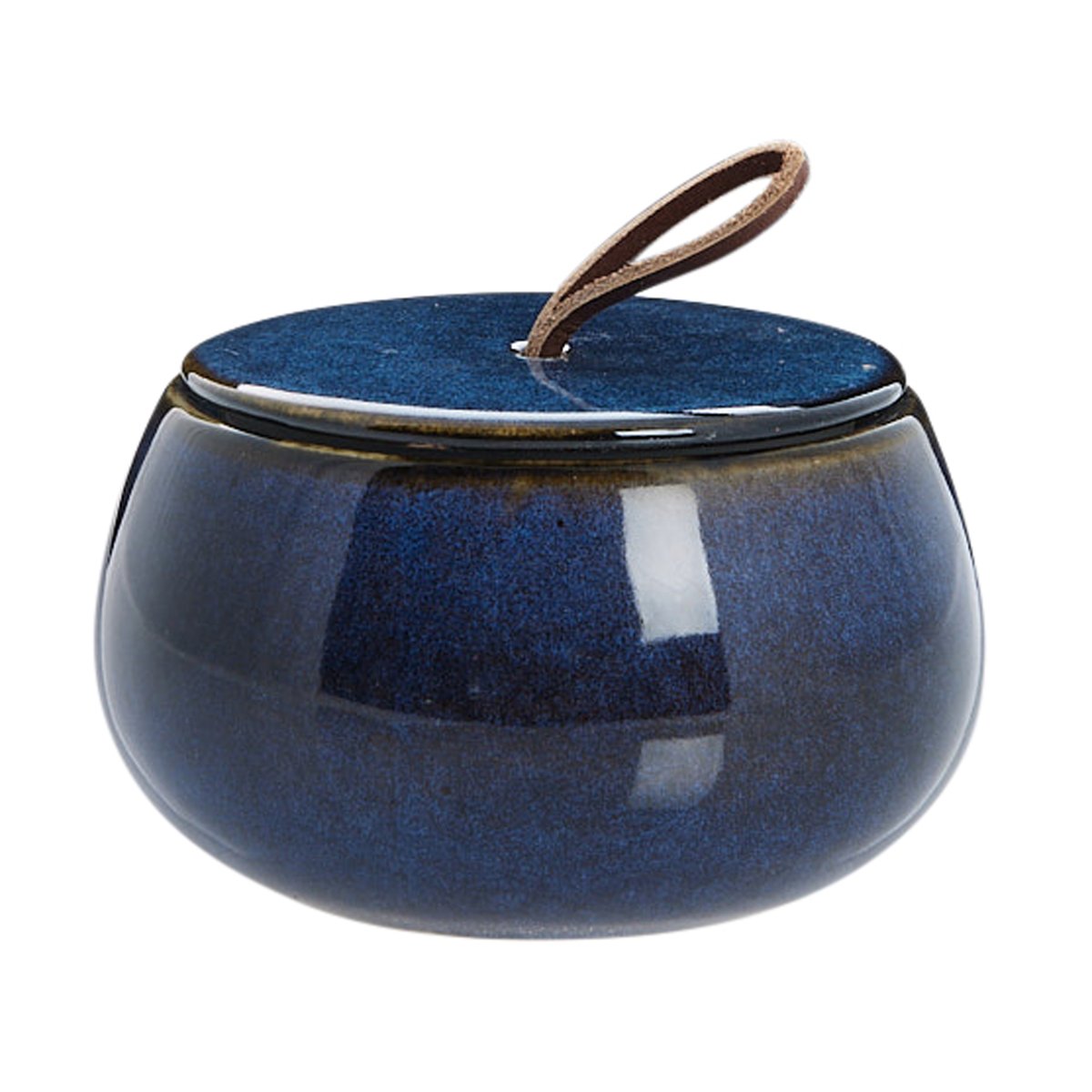 Lene Bjerre Amera förvaringsburk med lock blue 11,5 cm