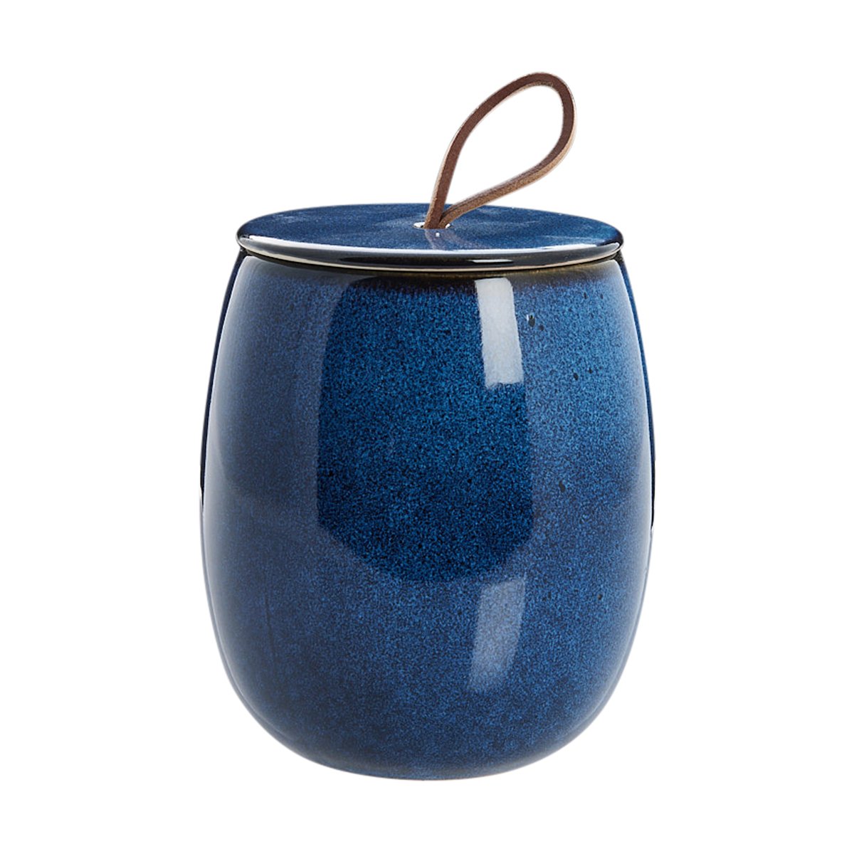 Lene Bjerre Amera förvaringsburk med lock blue 12 cm