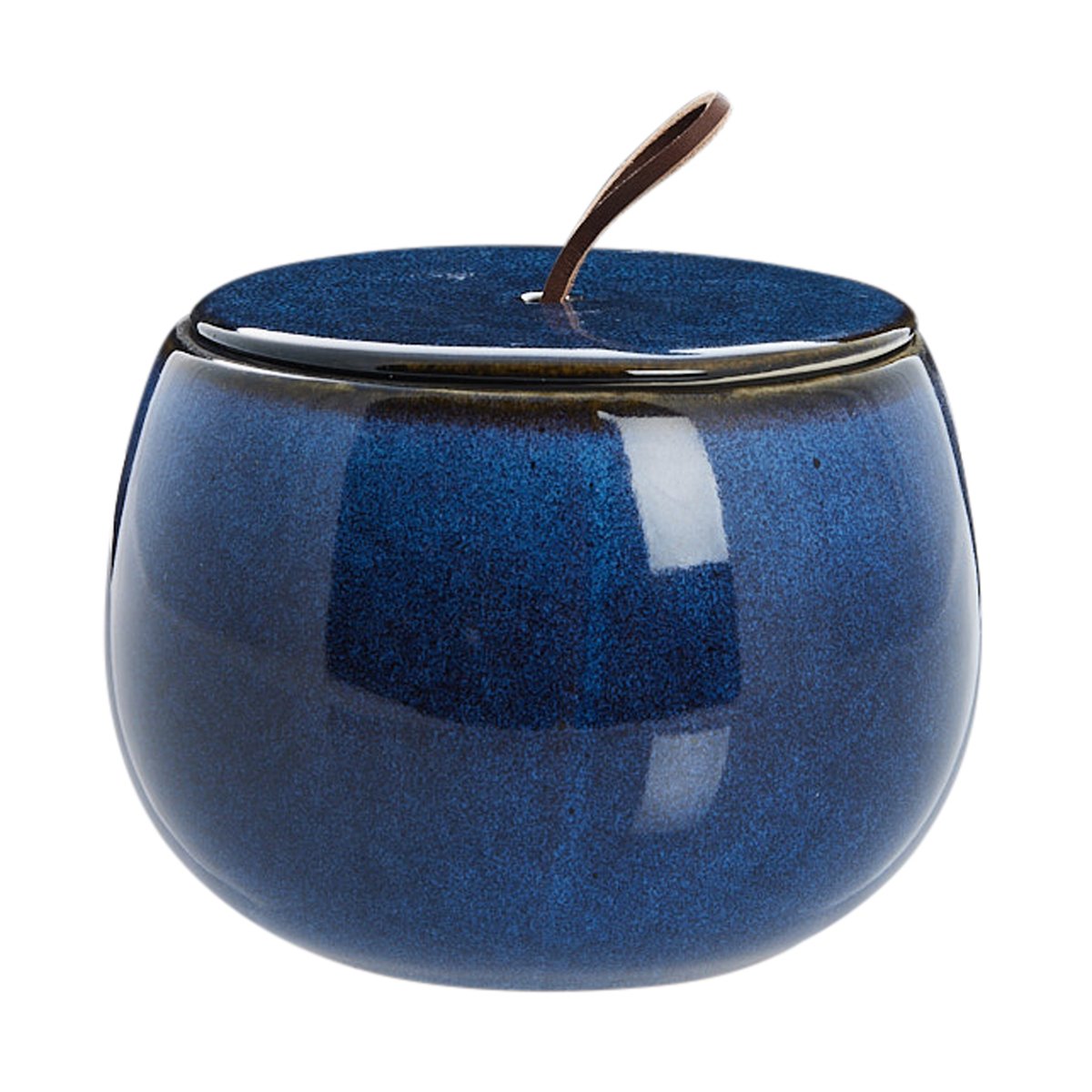 Lene Bjerre Amera förvaringsburk med lock blue 13,5 cm