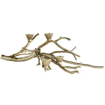 Aurelia ljusstake 16 cm - Light gold - Lene Bjerre