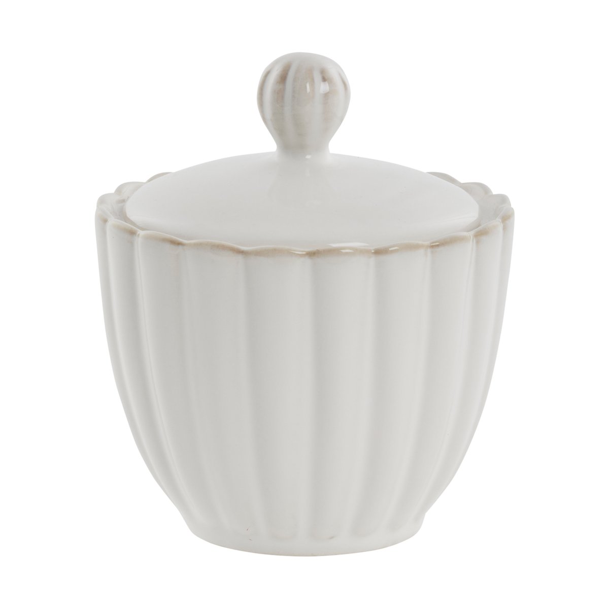 Lene Bjerre Camille sockerskål Off White | Skandinavisk Design | Sockerskålar | Vit