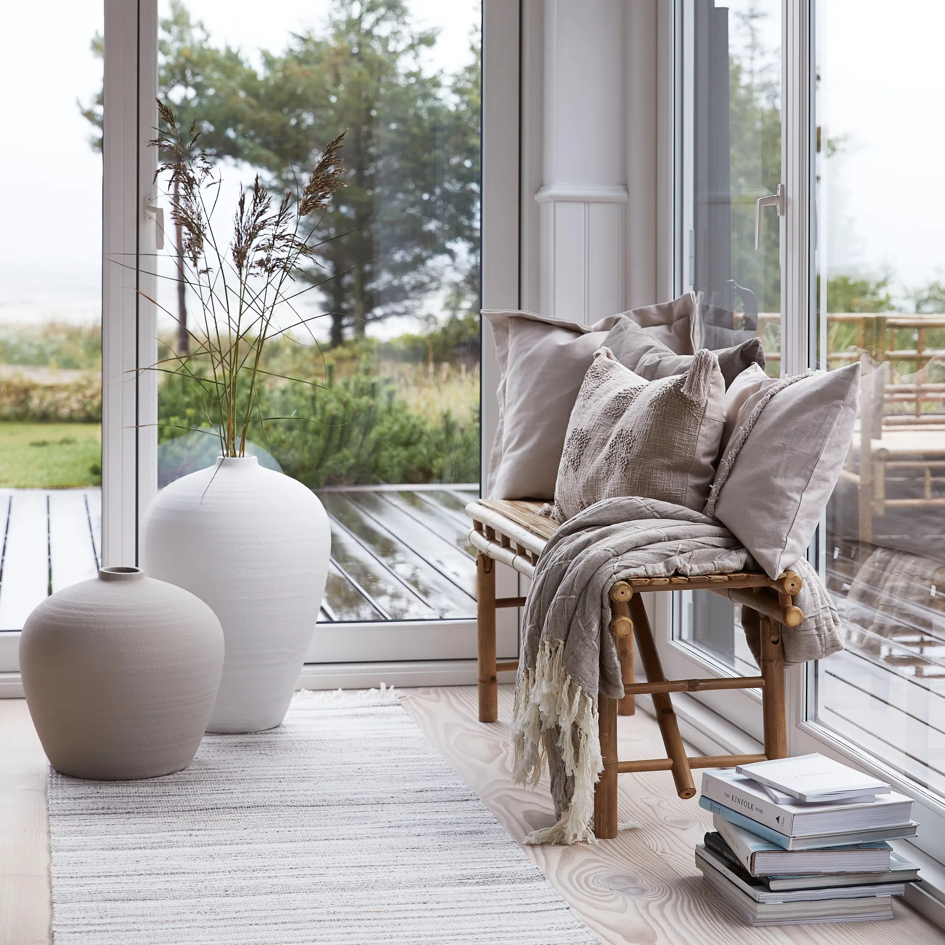 Catia vas 38 cm, Silvergrå Lene Bjerre