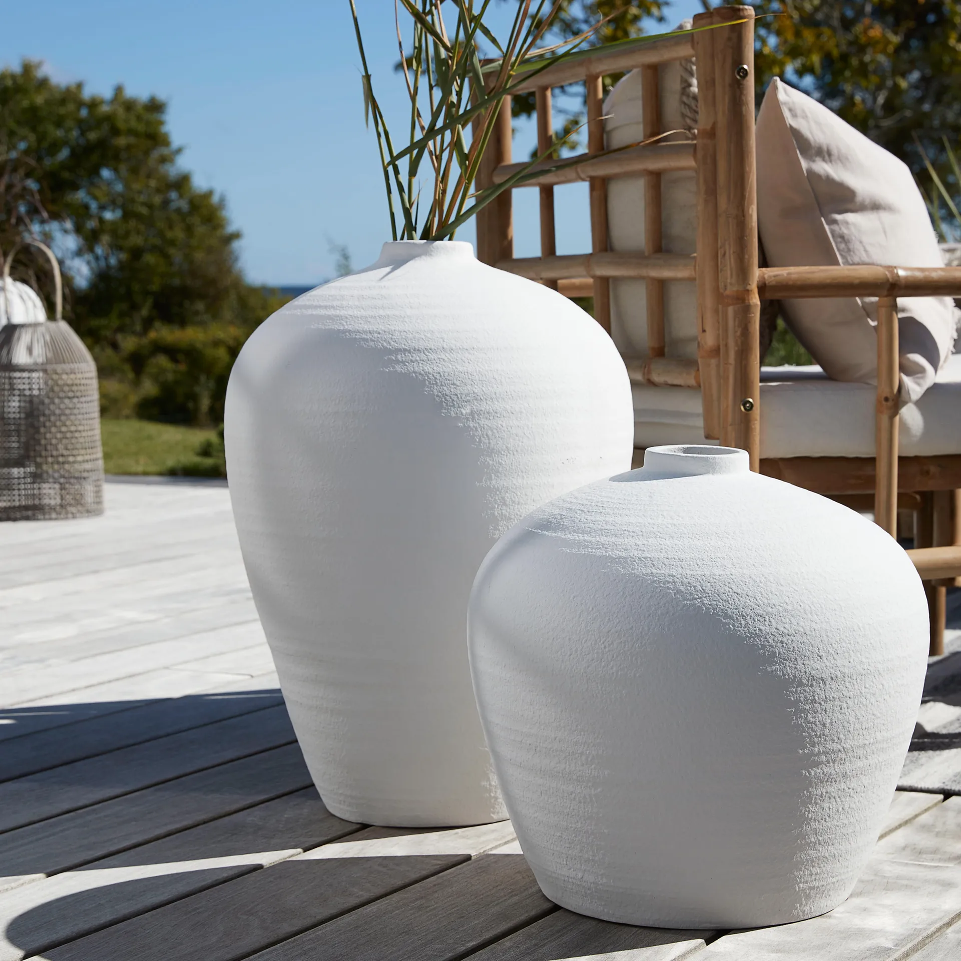 Catia vas 57 cm, Vit Lene Bjerre