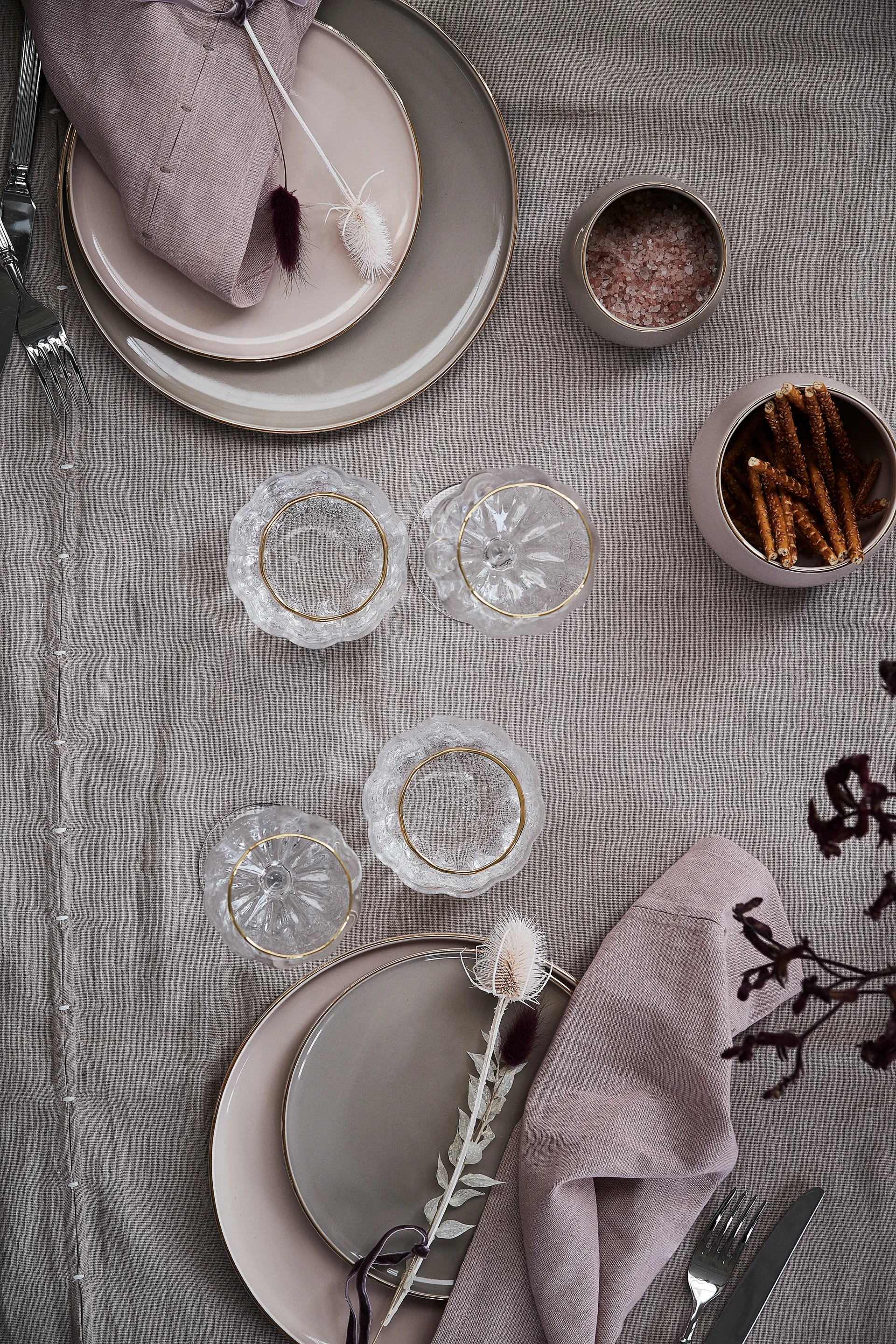 Clara skål Ø12 cm, Rose-light gold Lene Bjerre