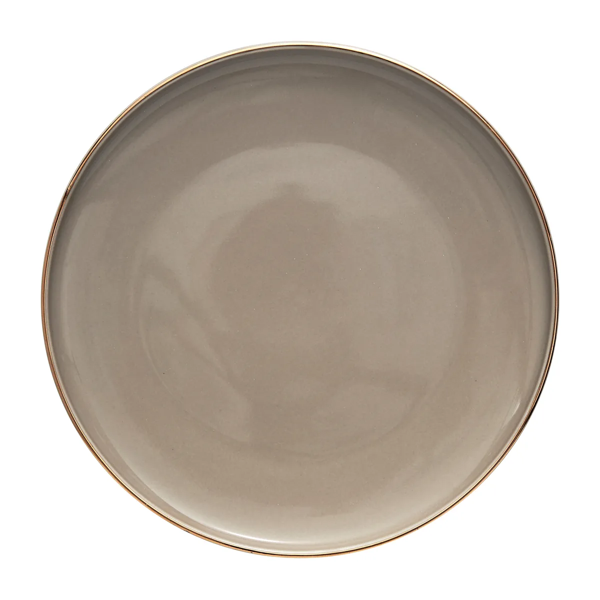 Lene Bjerre Clara tallrik Ø20 cm Driftwood-light gold