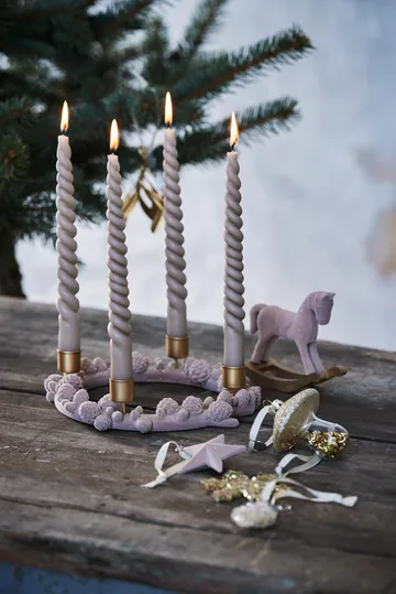 Cristelle julhänge 9 cm - light gold - Lene Bjerre