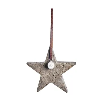 Elina julhänge stjärna 10 cm - Brun - Lene Bjerre