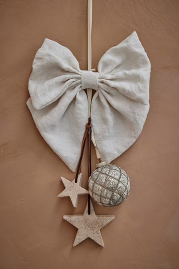 Elina julhänge stjärna 10 cm - Linen - Lene Bjerre
