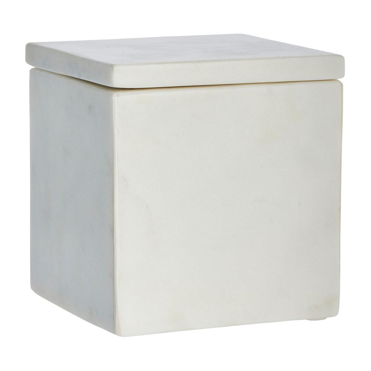 Lene Bjerre Ellia förvaringslåda marmor 12x12 cm White