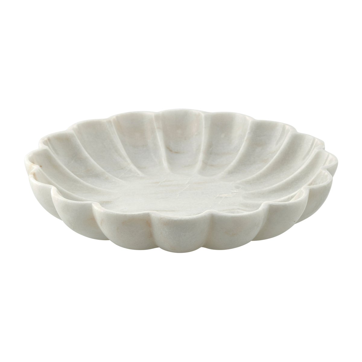 Lene Bjerre Ellia serveringsskål 30 cm White | Skandinavisk Design | Serveringsskålar | Vit