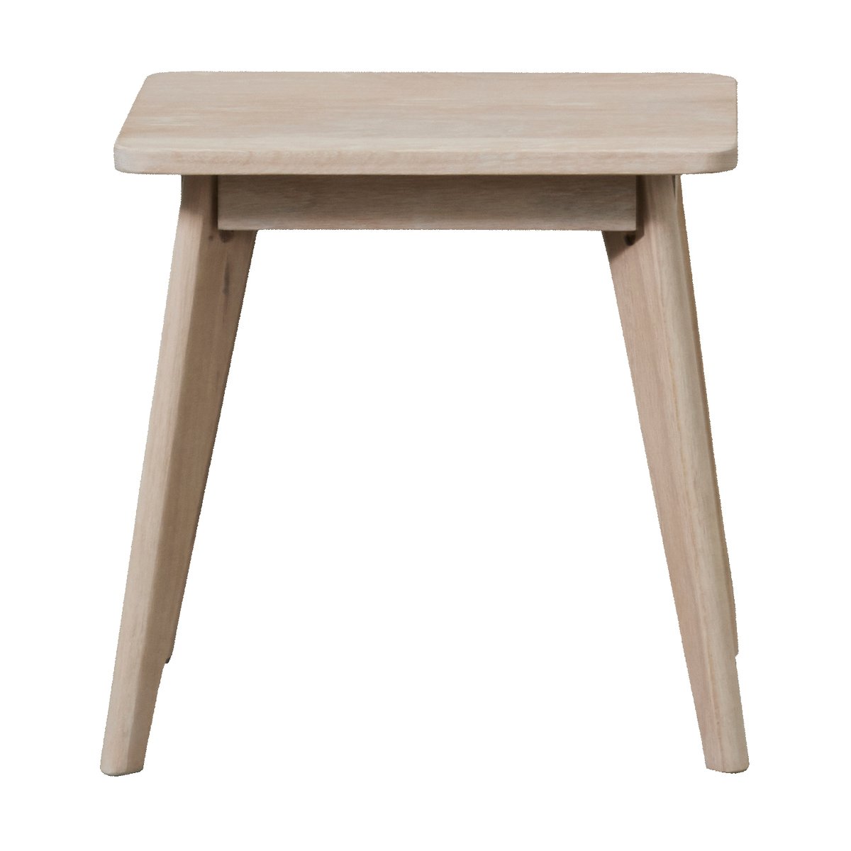 Lene Bjerre Ellie pall 45x45x30 cm White Wash | Skandinavisk Design | Pallar | Beige