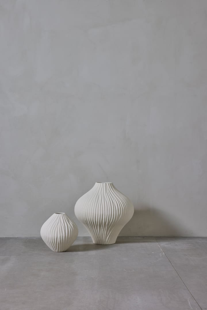 Esmia dekorationsvas 21 cm - Off white - Lene Bjerre