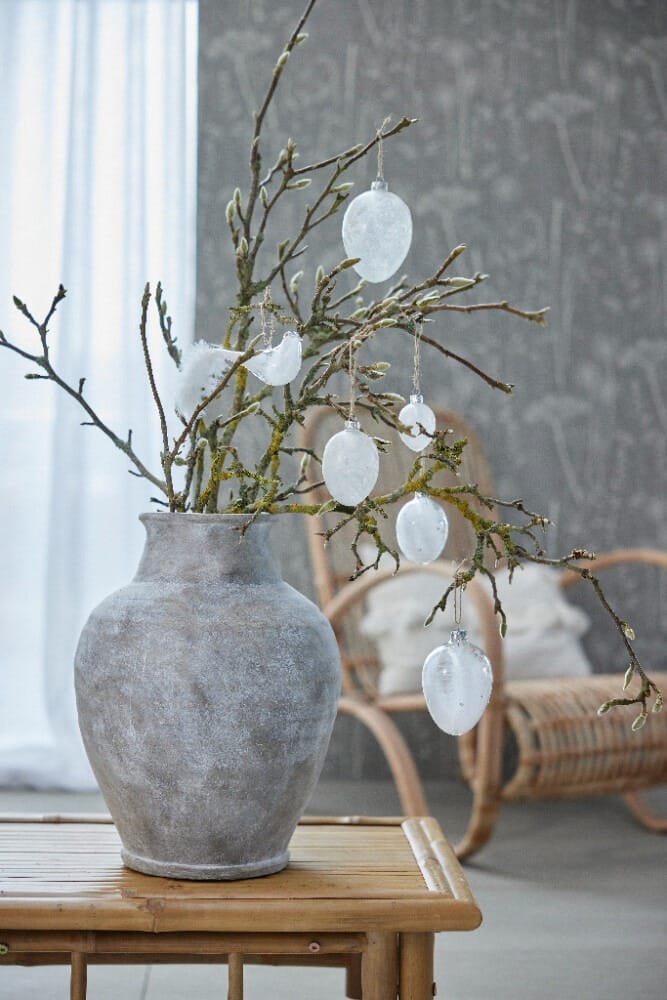Estille påskhänge 12 cm, Clear-white Lene Bjerre