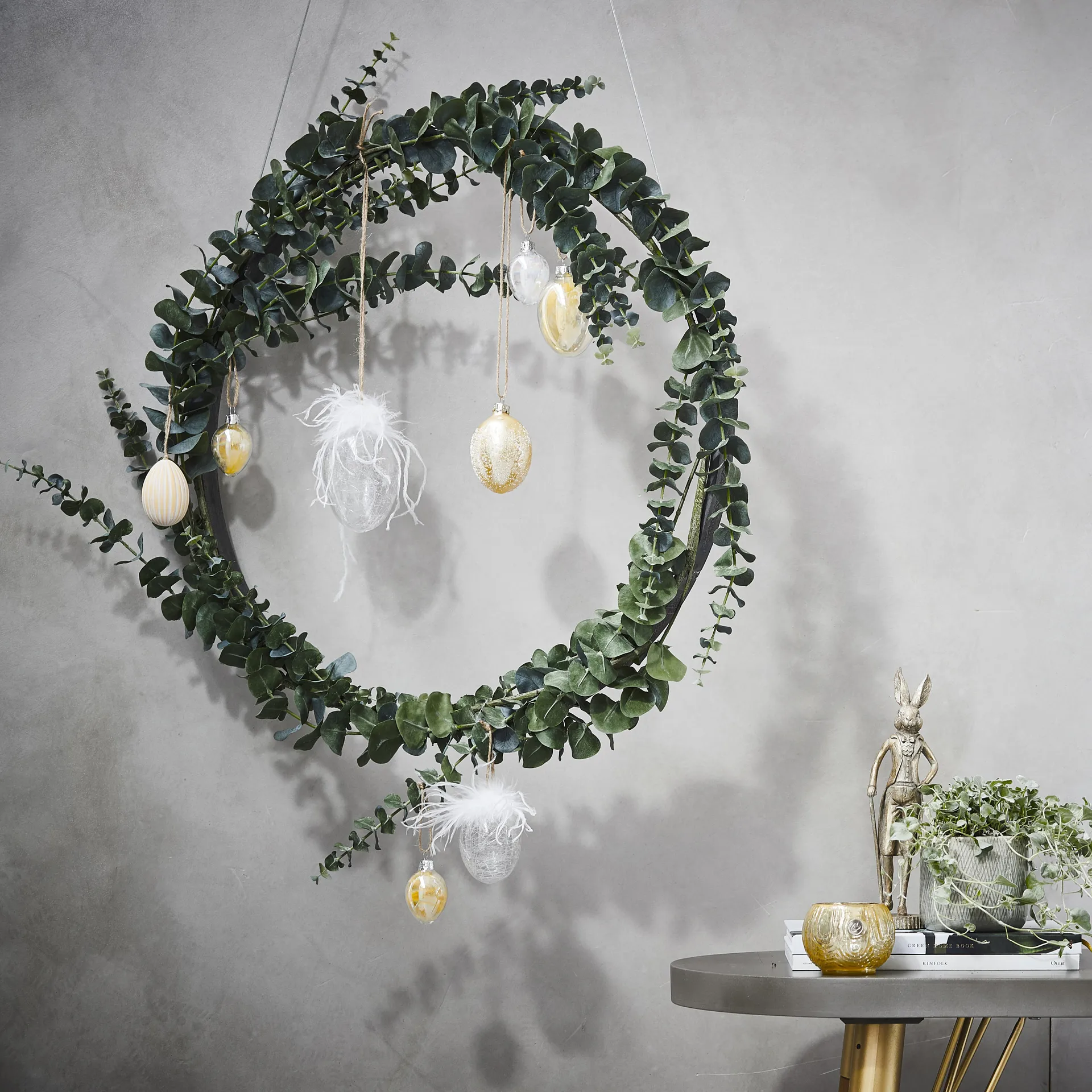 Estinia påskhänge 8,5 cm, Mauve chalk Lene Bjerre