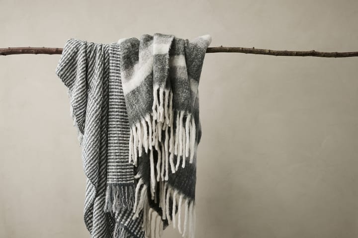 Friola pläd 170x130 cm, Grey-off white Lene Bjerre